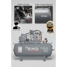 R.m.d Kompresör Pistonlu Hava Kompresörü 300 Lt 2 Kafa 12 Bar 5.5 Hp I Pa290ı12b