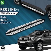 S-dizayn Dacia Duster Oem Still Pro V1 Aluminyum Yan Basamak 173 Cm 2009-2018 A+ Kalite