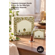 10 Adet Konik Tütsü Yasemin Aromalı Konik Form, Ev Ve Ofis İçin Aromatic Incense 1