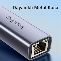 Type-c 1000mbps Gigabit Ethernet Adaptörü Pc, Mac, Konsol, Tv Box Uyumlu