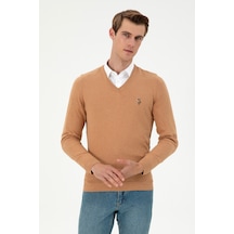 U.s. Polo Assn. Erkek Camel Melanj Kazak /triko 50288885-vr122 Camel Melanj