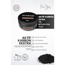 Aktif Karbon Diş Temizleme Tozu 50 Gr Extra Beyazlatıcı Diş Tozu + Nane 92179400