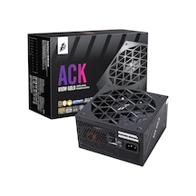 1st Player Ack 850w 80+ Gold Full Modüler Apfc Atx3.1/pcı-e 5.1 7 Yıl li Siyah Güç Kaynağı