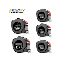 3m 25mm-3 5 7.5 10m Taşınabilir Mezura Çelik Mezura Naylon Düşmeye Karşı Direnç Su Geçirmez Mesafe Ölçüm Bandı Ölçüm Araçları