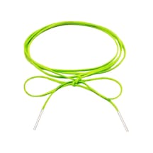 Fıstık Yeşili Süet Bağcıklı Choker Kadın Tasma Kolye Yeşil
