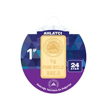 Ahlatcı Kuyumculuk 24 Ayar Külçe Altın 1 G