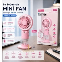 Kalemhane Su Hazneli 3 Kademeli El Fanı Pembe