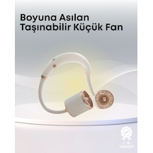 Yazlık Taşınabilir Sessiz Boyun Fanı 3 Kademe Hız Ayarlı - Lisinya