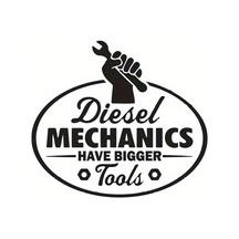 Diesel Mechanics Oto Arka Cam Sticker 21 X 19 Cm