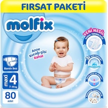 Molfix Bebek Bezi 4 Beden Maxi Fırsat Paketi 80 Adet