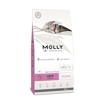 Molly Light Sterilised Tavuklu Kısırlaştırılmış Yetişkin Kedi Maması 15 KG