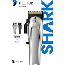 Hector Shark - Profesyonel Saç Ve Sakal Kesim Makinesi - Gri 1 - 2 Saat