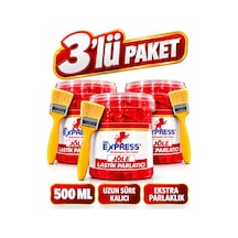 Premium Lastik Parlatıcı Jöle 500 Ml Parlak Görünüm Uzun Süre Etkili Yeniler Jel Parlatıcı Fırçalı 3'lü Set - 926080219
