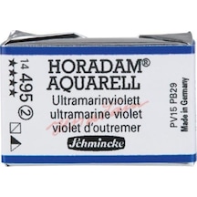 Schmincke : Horadam Aquarell Artist Sulu Boya : Tam Tablet : Seri 2 495 Ultramarine Violet