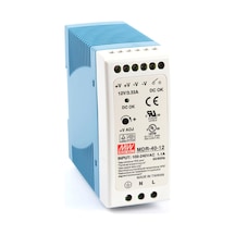 Meanwell Mdr-40-12 ,110v..220vac 12vdc/3.33a Güç Kaynağı Mavi - Beyaz