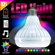 Forland Bluetooth Hoparlör Akıllı Led Ampul 12 Renkli Kumandalı