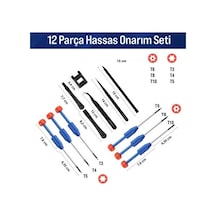 12 Parça Elektronikçi Onarım Seti İle Hassas Kullanım