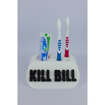 Kill Bill - Dekoratif Diş Fırçalık Beyaz