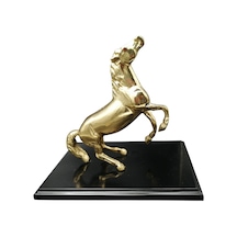 Pm Dizayn Pirinç Döküm Şahlanan At