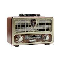 Meier M-111BT Şarjlı Usb - Sd - Mp3 - Bluetooth Nostaljik Radyo