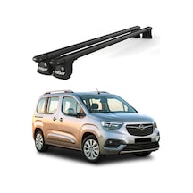Trio-ı Opel Combo 2012 Ve Sonrası Uyumlu Siyah Kilitli Ara Atkı 135cm Port Bagaj Tavan Barı