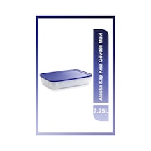 Tupperware Alaska Kap Kısa Gövdeli 2.25L Mavi