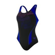 Speedo Boom Kadın Yüzücü Mayosu Siyah