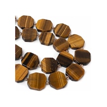 18 x 6 MM Kaplan Gözü Taşı Dizi Mavi