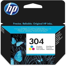 HP 304 N9K05AE CMY Mürekkep Kartuş Renkli