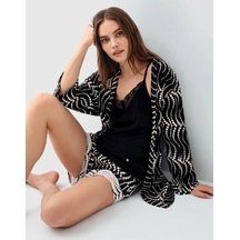 Pierre Cardin 9169-s Kadın Üçlü Takım Siyah