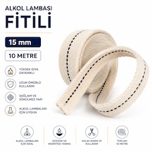 Alkol Lambası Fitili 15 Mm - 10 Metre -