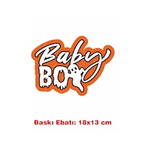 Baby Boy Yazı Temalıütü İle Yapışan Tekstil Kumaş Tişört Dtf Baskı 3405