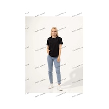 Tarzsokak Kadın Slim Tshirt Siyah