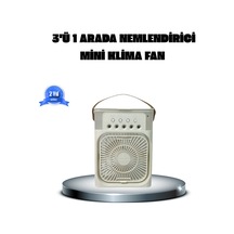 Northcity Taşınabilir Mini Klima Fan 3 Ü 1 Arada Soğutucu Nemlendirici Ve Gece Lambası