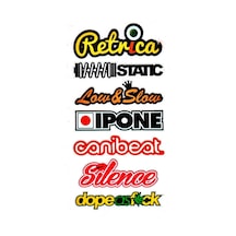 Retrica - Ipone - Static - Çoklu Sticker Renkli 1.Sınıf Kalite (496022499)