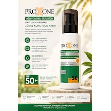 Proxone Yağlı Ve Akneli Ciltler İçin Güneş Kremi Mavi Işık Korumalı Spf50+ 125 Ml