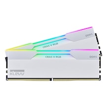 Klevv Cras V Rgb 64gb 2x32gb 6000mhz Cl30 Intel Xmp 3.0 Amd Expo Ddr5 Brilliant White Ram Kd5bgua80-60a300j