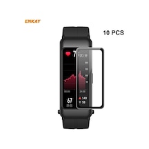 Sones Huawei B6 10 Adet Enkay Şapka-prens 3d Tam Ekran Yumuşak Pc Kenar + Pmma Hd Ekran Koruyucu Film