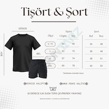 Uyguntarz Unisex Boğa Baskılı Tasarım Şort Takım Mor
