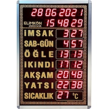 Elimkon Büyük Camii İmsakiye Altın Vakitmatik Ezan Okuma Özelliği Ve Uzaktan Kumanda Kontrol