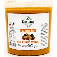 % 100 İri Yer Fıstığı Ezmesi Şekersiz 1kg