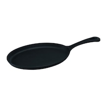 Lava Döküm Oval Fajita Tavası 17x23 CM Metal Saplı Lava Döküm Oval Fajita Tavası 17x23 CM Metal Saplı
