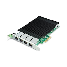 4-port 10/100/1000t 802.3at Poe+ Pcı Express Sunucu Kartı 120w Poe Bütçe, Pcıe X4, -10 60 Derece C