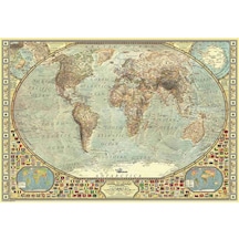 Anatolian 3935 Dünya Haritası Puzzle 2000 Parça