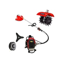 Gardenpro 520d Benzin Motorlu Tırpan + Baseh Çapalama Aparatı 2+2