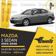 Mazda 3 Sedan Muz Silecek Takımı 2004-2008 İnwells N11.2529