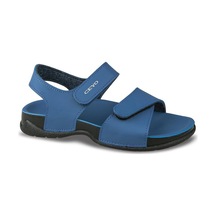 Ceyo Bello-3 Ortopedik Cırtlı Unisex Çocuk Sandaleti Saks