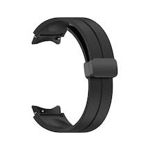 Effox Galaxy Watch 4 44mm Uyumlu Krd-84 Uyumlu Kordon-siyah