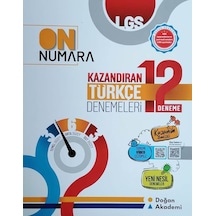 Doğan Akademi 8. Sınıf LGS On Numara Türkçe 12'li Deneme