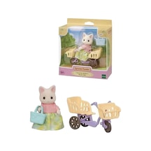 Adore Oyuncak Sylvanian Families Çiçekli Kedi Anne Ve Bisiklet Ese5680